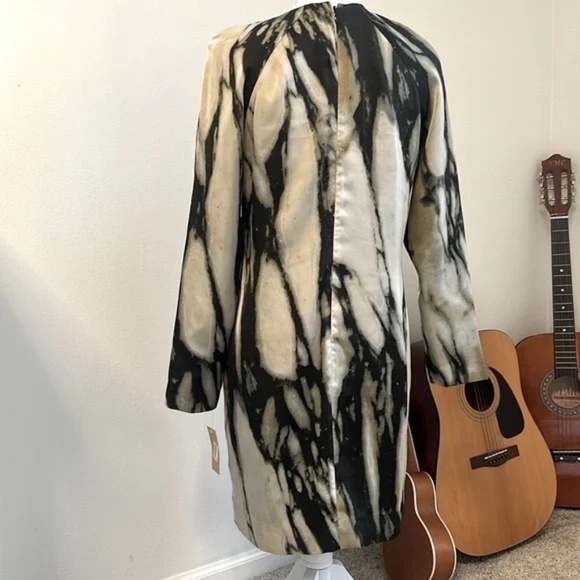 RACHEL Rachel Roy Abstract Print Long Sleeve Dress sz S, NWT - Picture 3 of 10